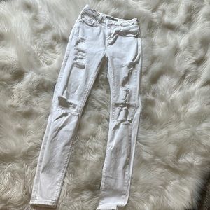 Topshop pants. White. Size W26 L30.